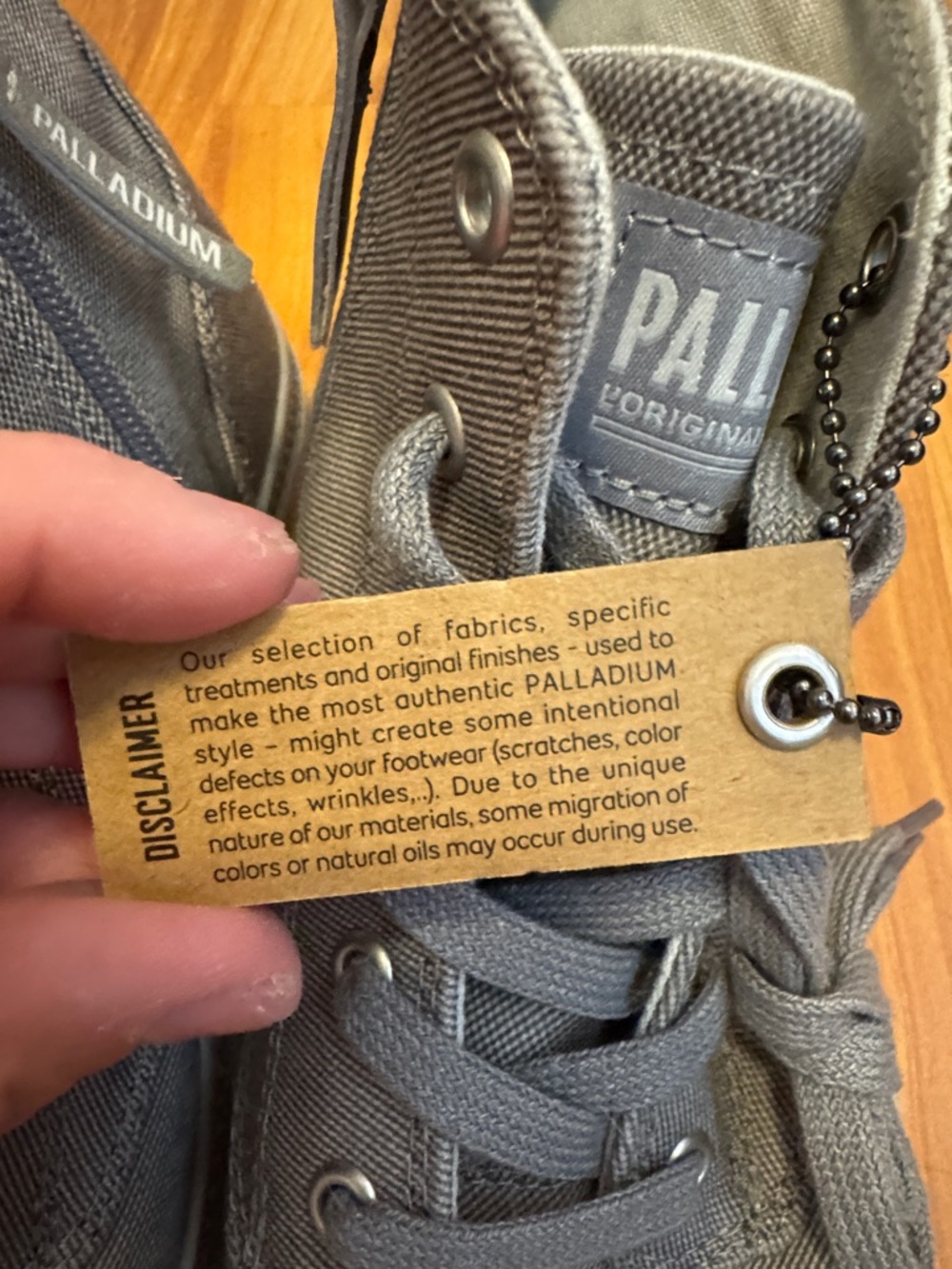 Palladium Grey Boots 9 BRAND NEW - Picture 9 of 11